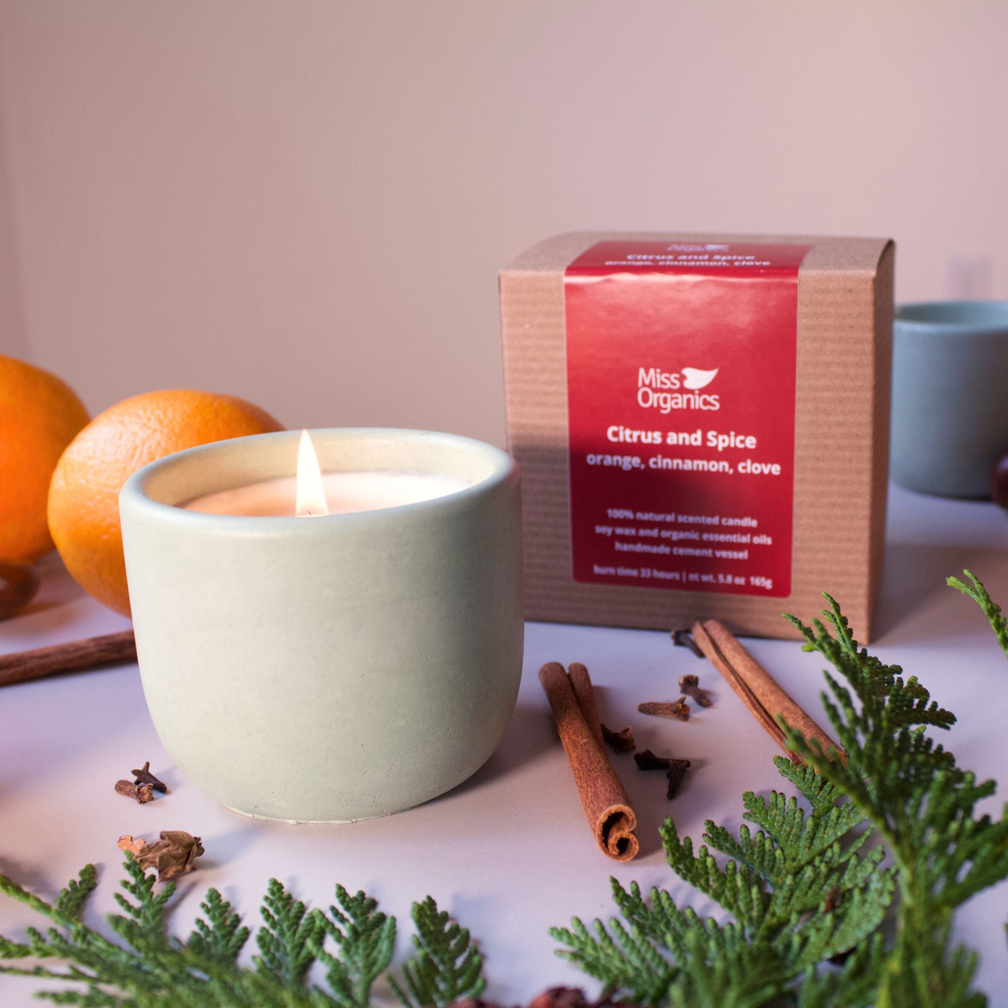 Citrus And Spice All Natural Soy Candle LIMITED EDITION